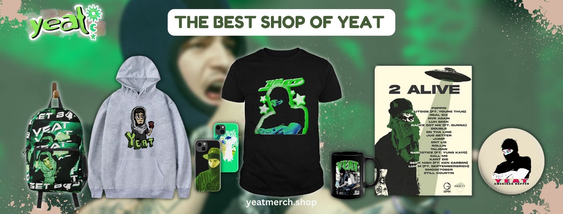 Yeat Store Banner - Yeat Merch