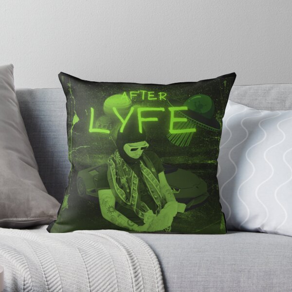 Afterlyfe Yeat Twizzy Tonka Alien Flexing Racks Trippy Fan Art Graphic Design Throw Pillow RB1312 product Offical yeat Merch