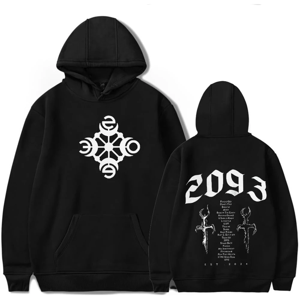 kf S8e7574d62fc34eb6a889768a2de08c68E 2024 Yeat 2093 Crop Circle Hoodies Rapper New Pullovers Women Men Fashion Casual Hip Hop Style - Yeat Merch