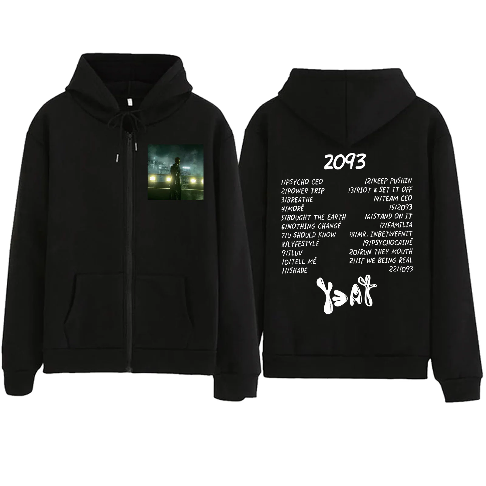 kf Sdf44d8b486504522bfccf6a34f0194a3b Yeat 2093 Zipper Hoodie Harajuku Pullover Tops Sweatshirt Streetwear Fans Gift - Yeat Merch