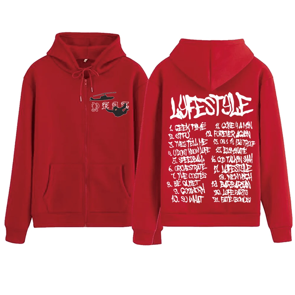 kf Sf5f3460c671c4306a6766e3b8845c4a3G Yeat Lyfestyle Zipper Hoodie Harajuku Pullover Tops Sweatshirt Streetwear - Yeat Merch